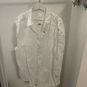 White Button-Up Shirt
